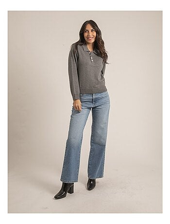 Jersey fino cuello polo KONOR