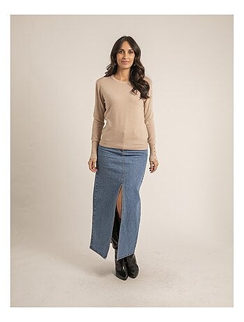 Jersey fino cuello redondo KETALIA