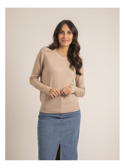 Jersey fino cuello redondo KETALIA - Kiabi