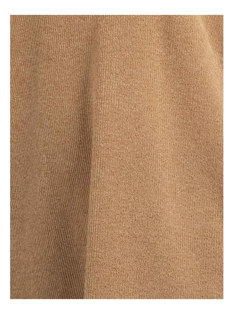 Jersey fino largo cuello en V KUPRA Beige - Kiabi