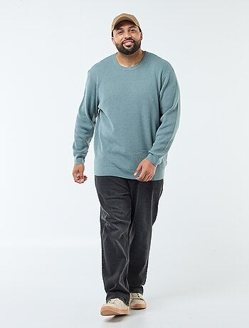 Jersey gofrado de punto elástico