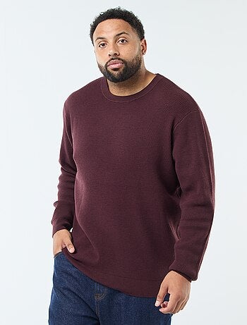 Jersey gofrado de punto elástico