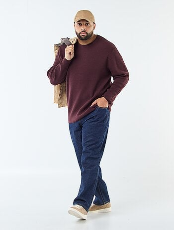 Jersey gofrado de punto elástico