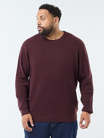 Jersey gofrado de punto elástico