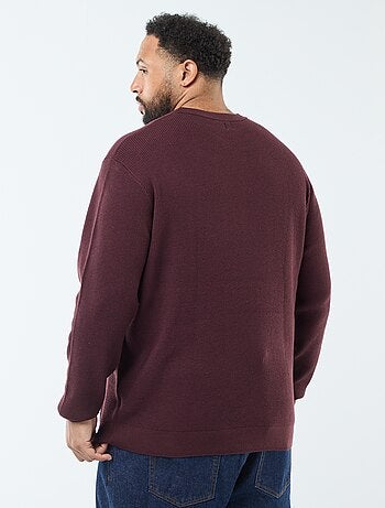 Jersey gofrado de punto elástico