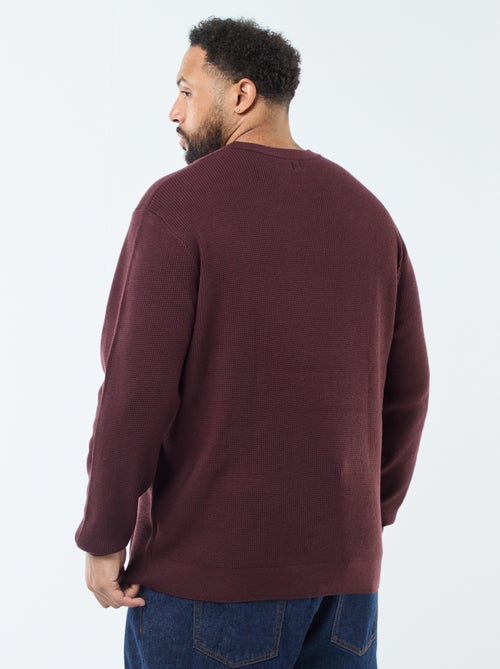 Jersey gofrado de punto elástico - Kiabi