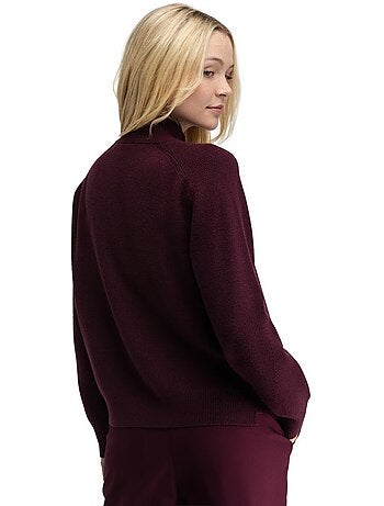 Jersey golf media cremallera mujer golf mujer fade-w cherry