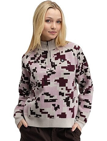 Jersey golf media cremallera mujer golf mujer fade-w