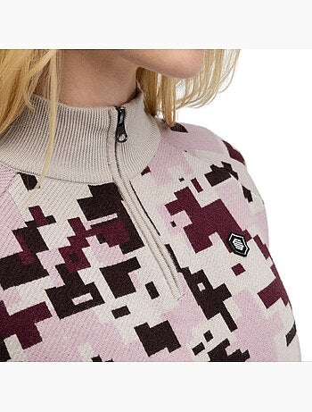 Jersey golf media cremallera mujer golf mujer fade-w