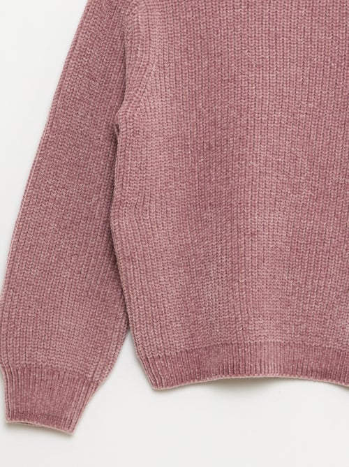 Jersey grueso de punto de chenilla - Kiabi