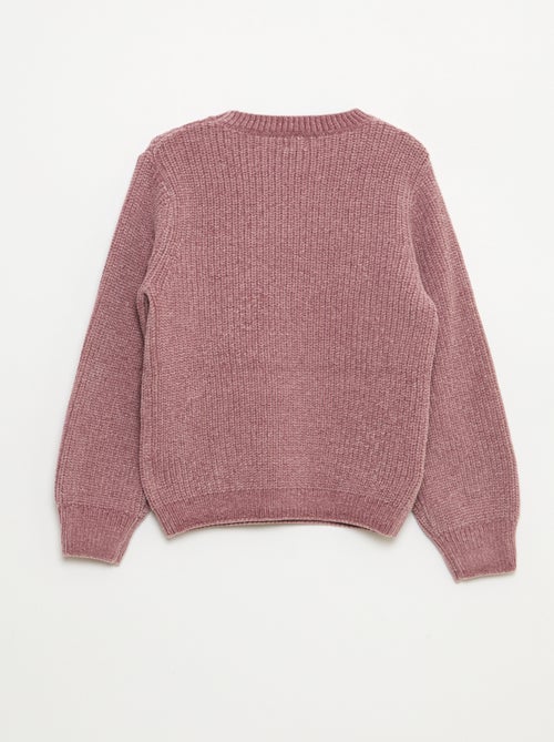 Jersey grueso de punto de chenilla - Kiabi