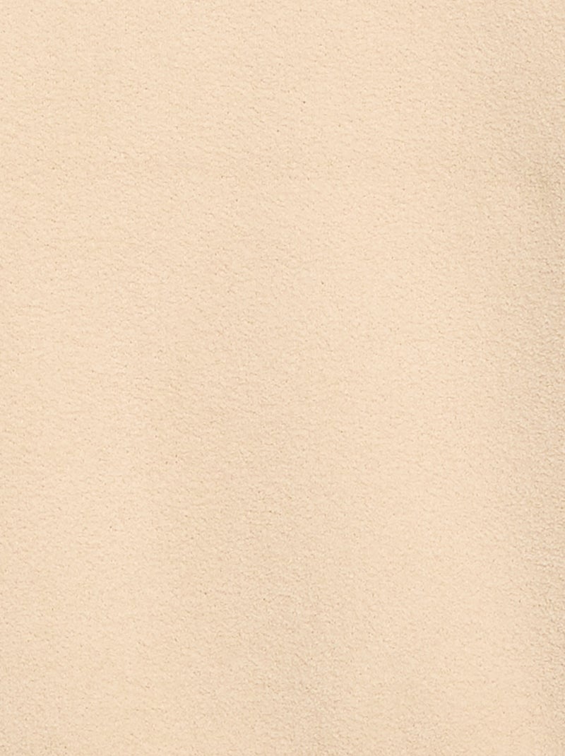 Jersey holgado cuello redondo liso Beige - Kiabi