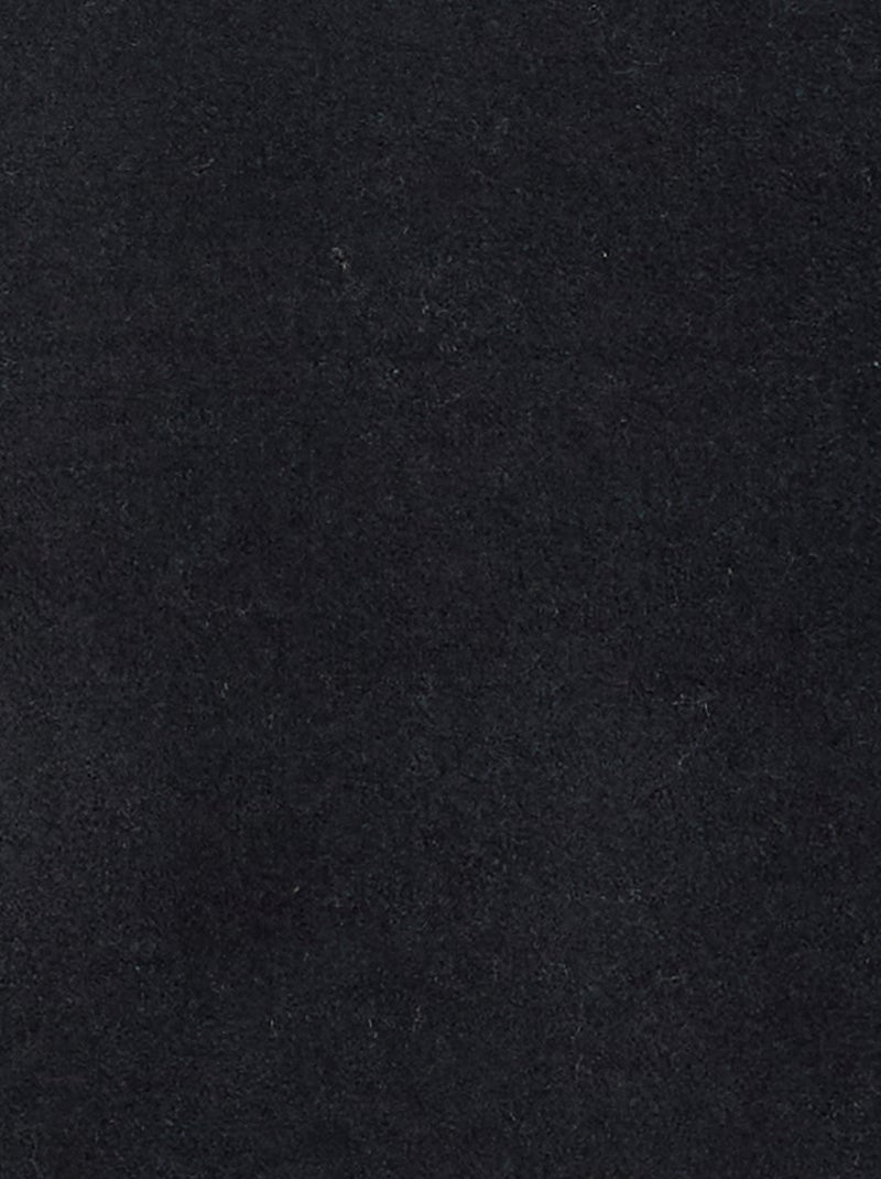 Jersey holgado de cuello redondo liso Negro - Kiabi