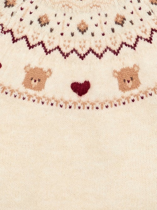 Jersey jacquard de Navidad de punto grueso - Kiabi