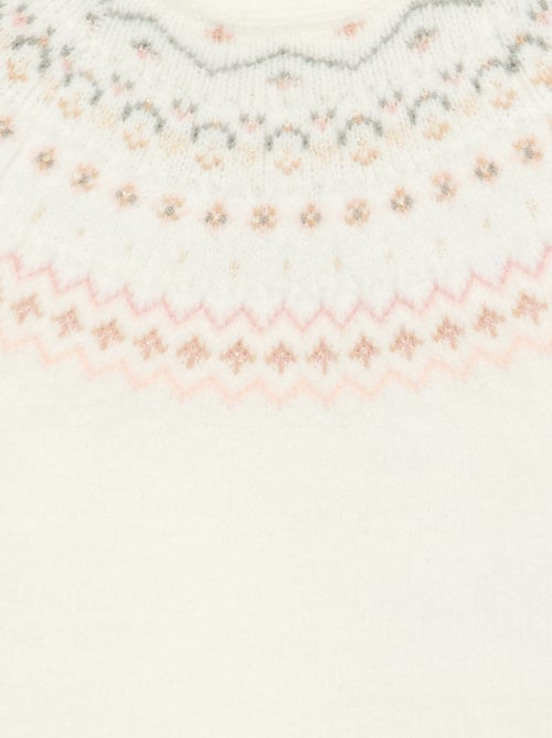 Jersey jacquard de punto grueso - Kiabi