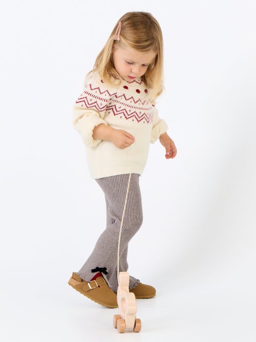 Jersey jacquard de punto grueso - Kiabi Jersey jacquard de punto grueso - Kiabi