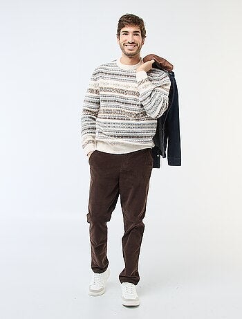 Jersey jacquard grueso