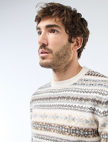 Jersey jacquard grueso