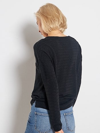 Jersey 'JDY' de punto de fantasía - Kiabi