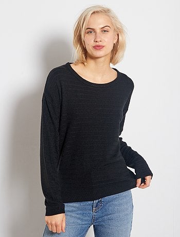 Jersey 'JDY' de punto de fantasía - Kiabi