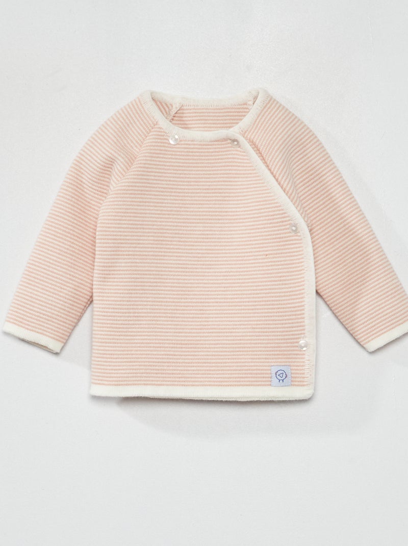 Jersey 'La Manufacture de Layette' - Fabricado en Francia BEIGE - Kiabi