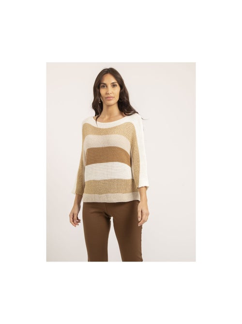 Jersey ligero cuello redondo a rayas KLAO - Kiabi