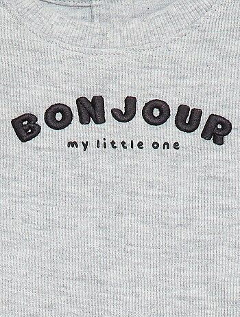 Jersey ligero de algodón elástico con estampado