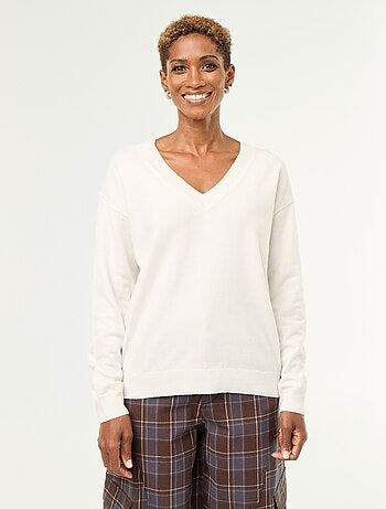 Jersey ligero de cuello en V