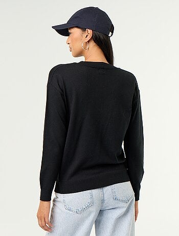 Jersey ligero de cuello en V