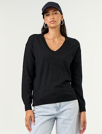 Jersey ligero de cuello en V