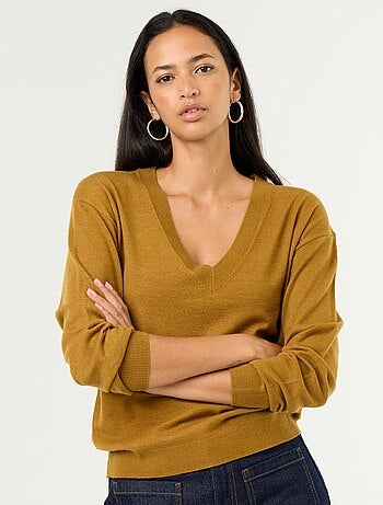 Jersey ligero de cuello en V