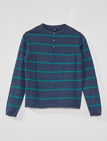 Jersey ligero de cuello panadero - Kiabi