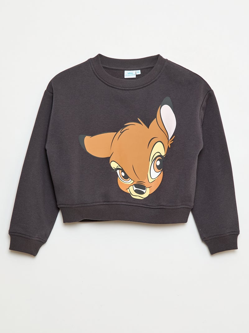 Jersey liso 'Bambi' 'Disney' Negro - Kiabi