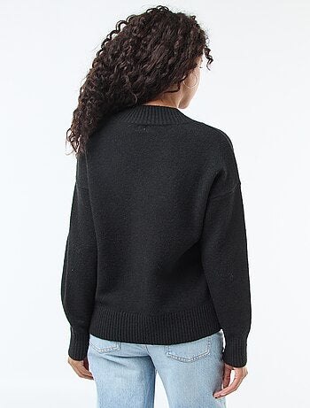 Jersey cuello en V liso