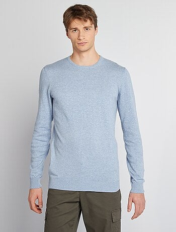 Jersey liso con cuello redondo +1,90 m