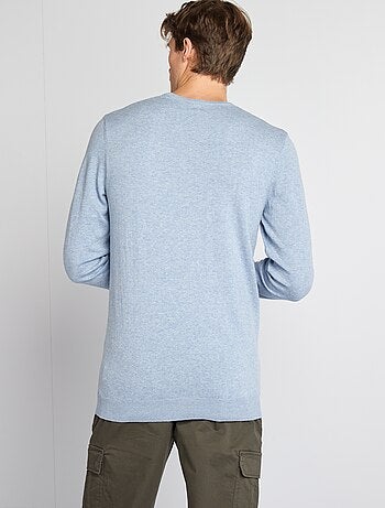 Jersey liso con cuello redondo +1,90 m