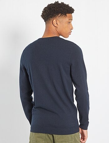 Jersey liso con cuello redondo +1,90 m
