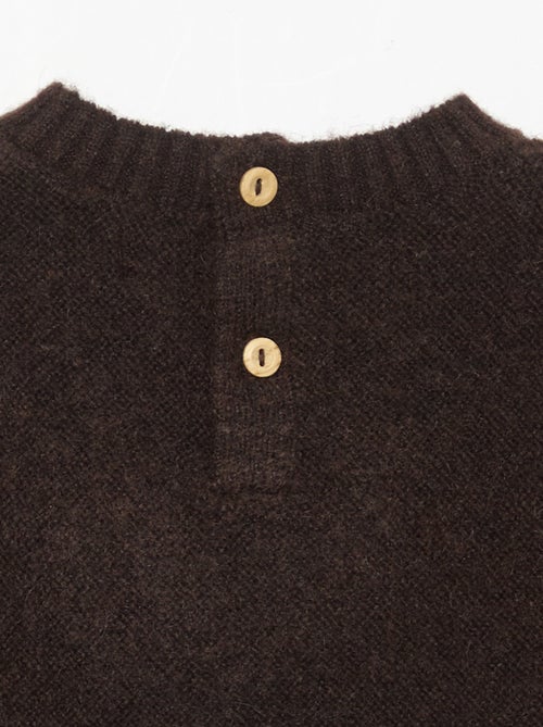 Jersey liso con pequeño bordado de "zorro" - Kiabi