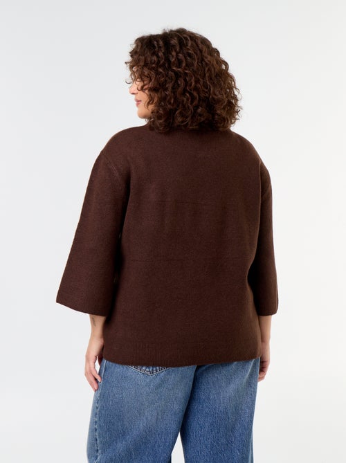 Jersey liso con strass - Kiabi