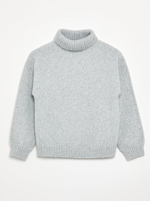 Jersey liso de cuello vuelto - Kiabi Jersey liso de cuello vuelto - Kiabi