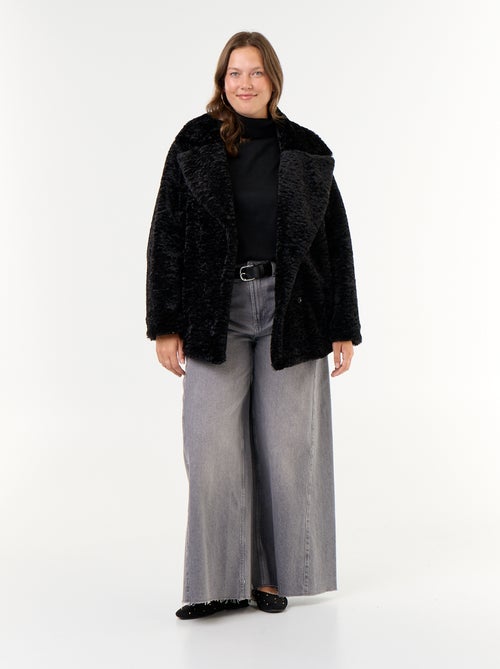 Jersey liso de cuello vuelto - Kiabi