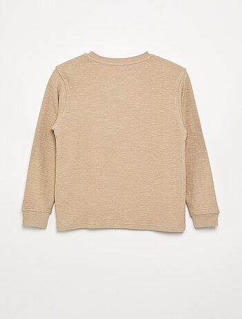 Jersey liso de manga larga