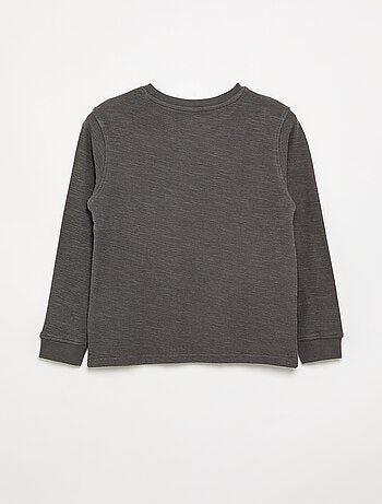 Jersey liso de manga larga