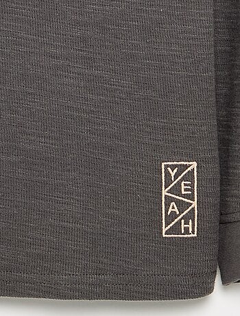 Jersey liso de manga larga