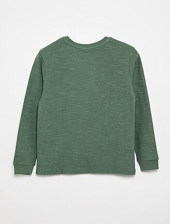 Jersey liso de manga larga
