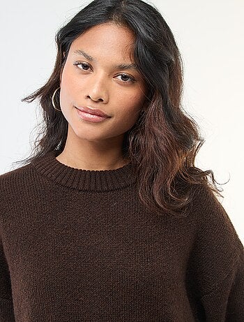 Jersey de punto de rombos