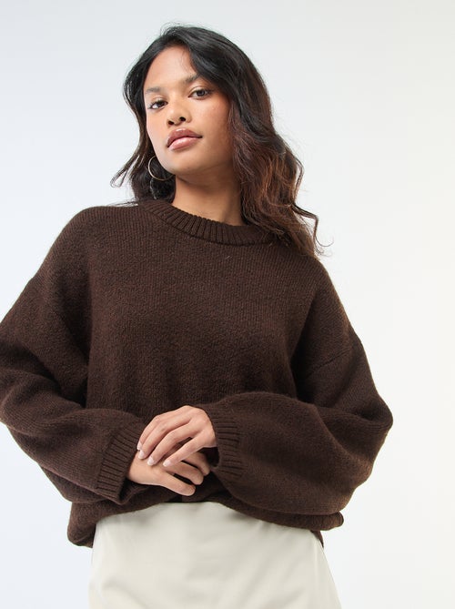 Jersey liso de punto grueso - Kiabi