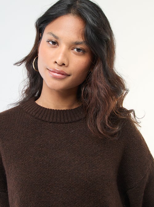 Jersey liso de punto grueso - Kiabi