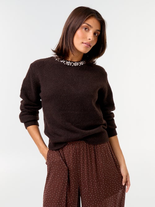 Jersey liso de punto grueso - Kiabi