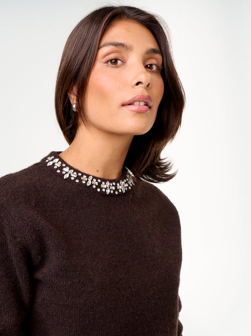 Jersey liso de punto grueso - Kiabi